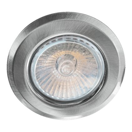 DOWNLIGHT podhledové svítidlo 1x GU10 50W bez zdroje 8,1cm kulaté IP20, saténový nikl