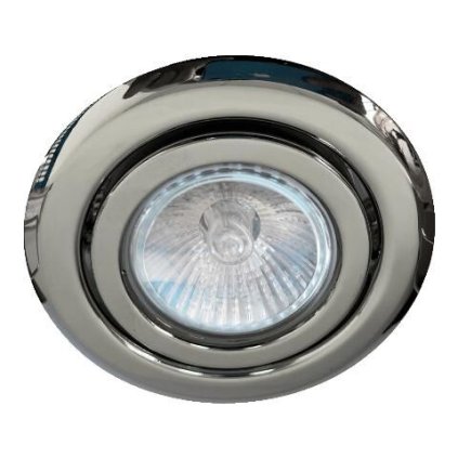 DOWNLIGHT podhledové svítidlo 1x GU10 50W bez zdroje 9,7cm kulaté IP20, chromové
