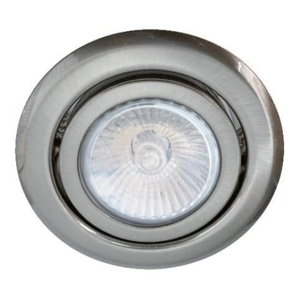 DOWNLIGHT podhledové svítidlo 1x GU10 50W bez zdroje 9,7cm kulaté IP20, saténový nikl