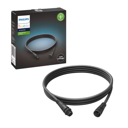 375683 17368 30 pn hue venkovni prodluzovaci kabel 2 5m ip67 nizkonapetovy cerny