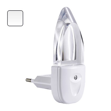 MINI LIGHT noční svítidlo do zásuvky se soumrakovým senzorem LED 0,3W IP20, bílé