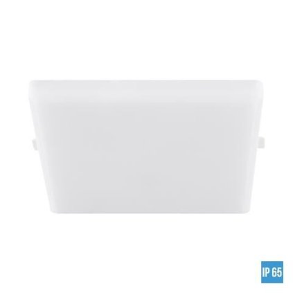 AGILO podhledové svítidlo LED 13W 1300lm 4000K 12cm hranaté IP65, bílé