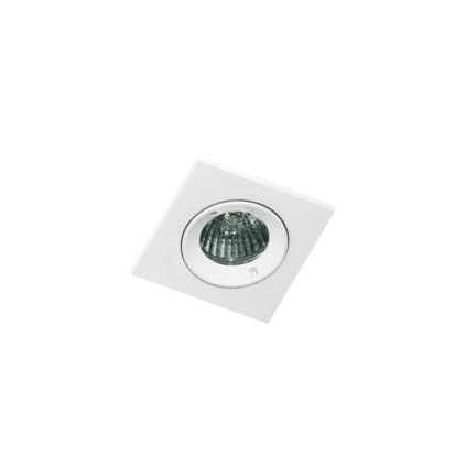 PABLO koupelnové podhledové svítidlo 1x GU10 50W bez zdroje 8cm hranaté IP54, bílé