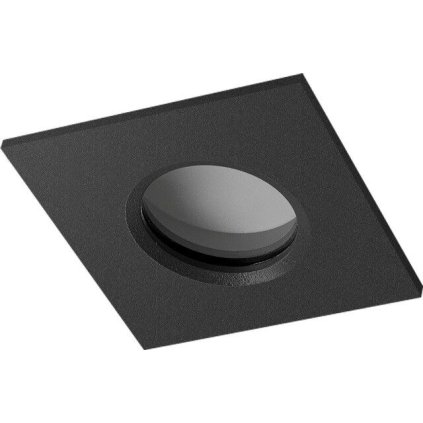 376259 ika venkovni zapustne svitidlo 1x gu10 50w bez zdroje 8 4cm hranate ip65 cerne