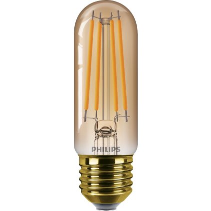 LED filament žárovka E27 T32 7W (40W) 470lm 1800K nestmívatelná, jantarová