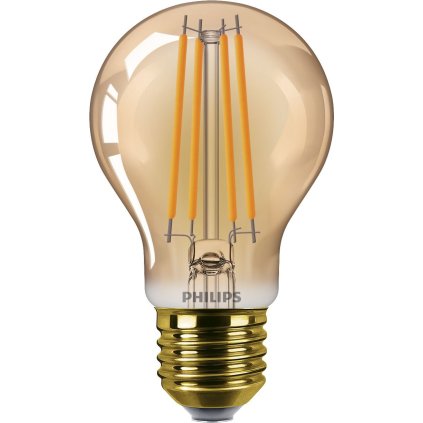LED filament žárovka E27 A60 3,1W (25W) 250lm 1800K nestmívatelná, jantarová