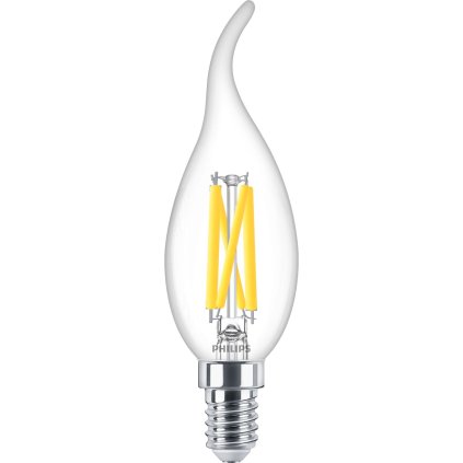 MASTER LEDCandle DT 3.4-40W E14 927 BA35 CL G LED Žárovka 3,4W 470lm