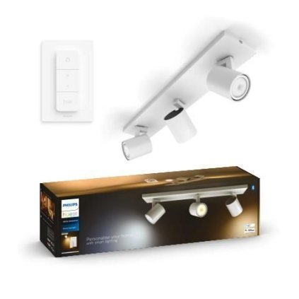 Hue WA Runner bodové LED svítidlo 3x GU10 5W 350lm 2200-6500K IP20, bílé + ovladač