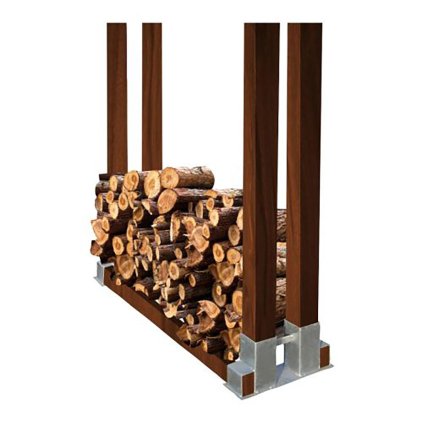 Stojan na palivové dřevo 340x150mm Zn (1ks)