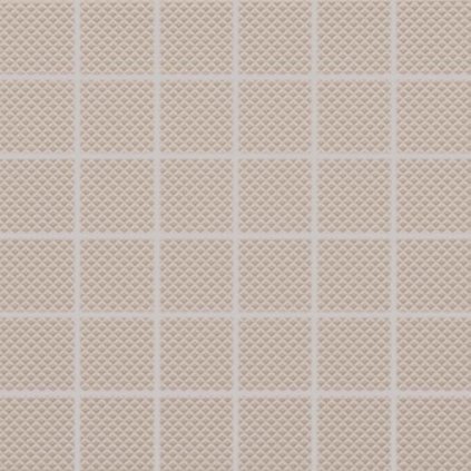 4018 mozaika rako color two bezova 30x30 cm mat reliefni grs05608