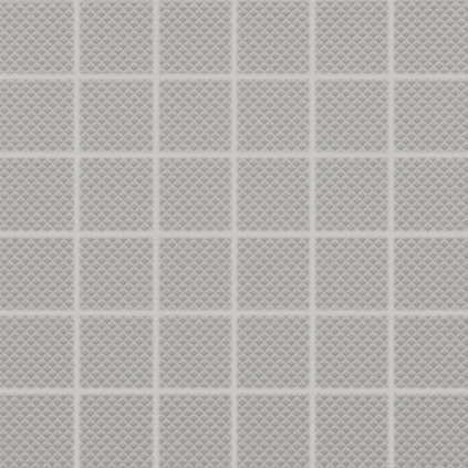 4021 mozaika rako color two seda 30x30 cm mat reliefni grs05610