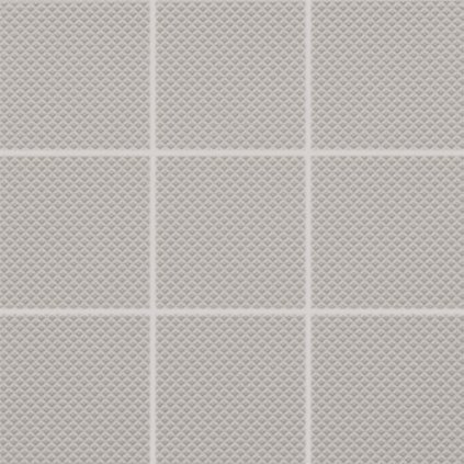 4036 mozaika rako color two seda 10x10 cm mat grs0k610