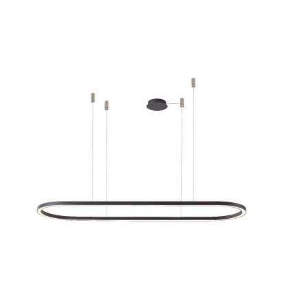 411563 elena zavesne svitidlo led 50w 2700lm 3000k 120cm ip20 cerne