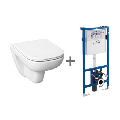 Set, závěsný klozet Deep by JIKA a podomítkový modul