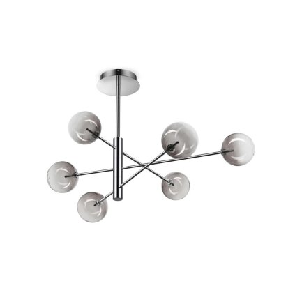 EQUINOXE SP6 závěsné svítidlo, G4 max 6 x 2W, IP20, stínované kouřové