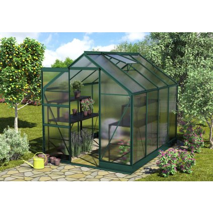 435127 sklenik vitavia apollo 5000 pc 6 mm zeleny lg4402