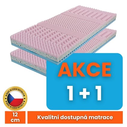 Kvalitní pěnová matrace středně tvrdá 14 cm