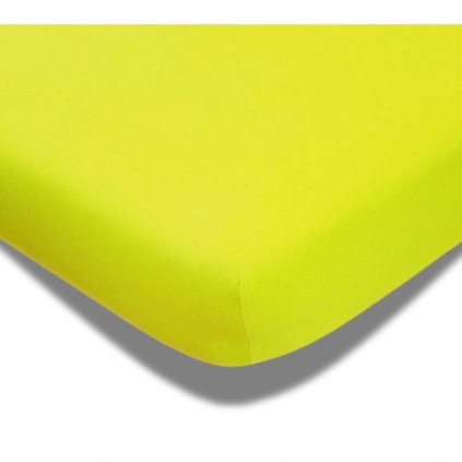 Dětské prostěradlo žluté Delux 140g/m2