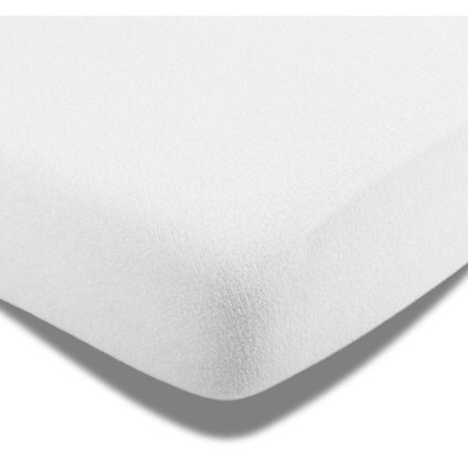 Prostěradlo Frote 90x200 cm, 180x200 cm Bílá 90x200 cm