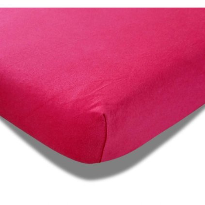 Prostěradlo Delux Červená 90-100 x 200-220 cm