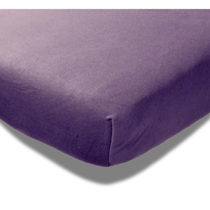 Prostěradlo Delux Fialová 90-100 x 200-220 cm