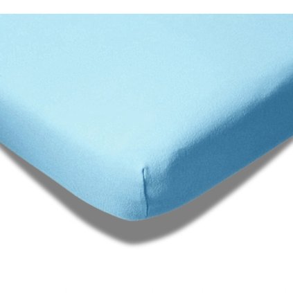 Prostěradlo Delux Modrá 90-100 x 200-220 cm