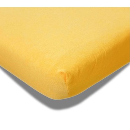 Prostěradlo Delux Oranžová 180-200 x 200-220 cm