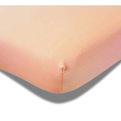 Prostěradlo Delux Lososová 90-100 x 200-220 cm