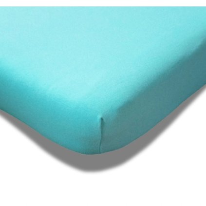 Prostěradlo Delux Azurová 180-200 x 200-220 cm