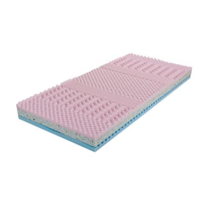 Paměťová matrace DOMINIKA 90x200 cm Medilux 3D středně tvrdá 14 cm