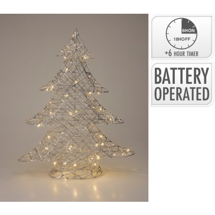 dekorace STROM 60cm LED STŘ s časovačem