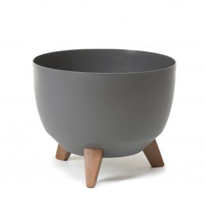 3015 lamela plastova misa na nozkach roma prumer 40 cm antracit
