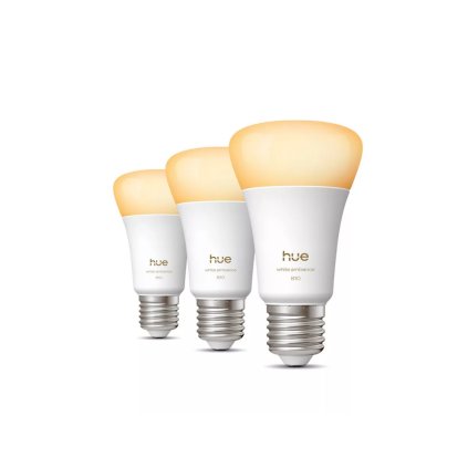 Hue WA 810 smart žárovka A60 E27, 8W, 810lm, teplá bílá (3 ks)