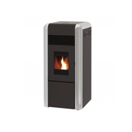 14949 alfa plam peletova kamna s vymenikem dino 17 eco 17 kw stribrna montaz