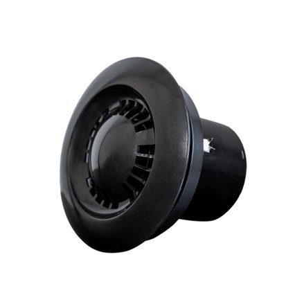 15075 maktrade 100 s lunar ventilator koupelnovy s klapkou senzor pohybu 8 w cerny