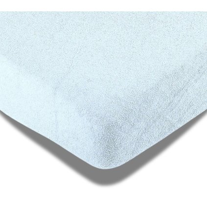 Dětské prostěradlo světle modré Delux 140g/m2