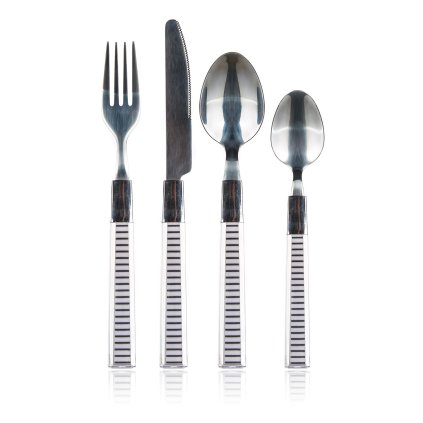 příbor LINES nerez, PH rukojeť sada 24díl.