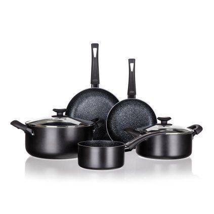 sada nádobí BLACK STONE 7díl. nepřiln.povrch