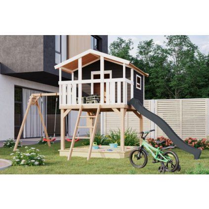 Dětské hřiště KARIBU BENJAMIN 49645 terragrau LG4945
