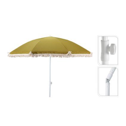 slunečník 180/160cm se střapcem OLIVA