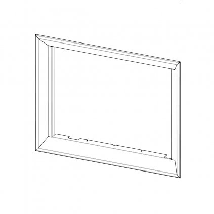 RÁMEK DW2M RAM04 krycí, polohluboký (Korpus 12 černá)