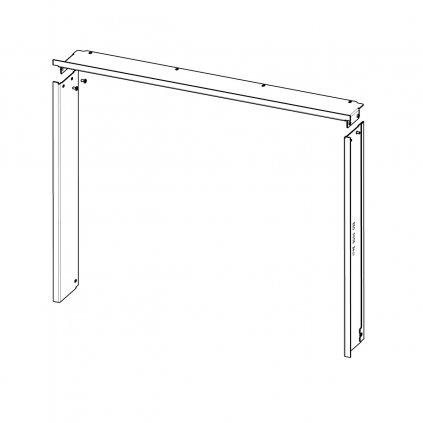 RÁMEK H3LE RAM11 krycí (Korpus 12 černá)