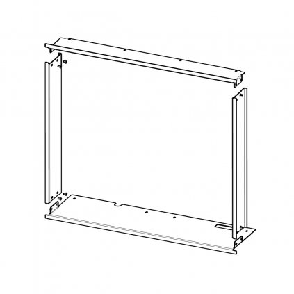RÁMEK H3LE RAM12 krycí (Korpus 12 černá)