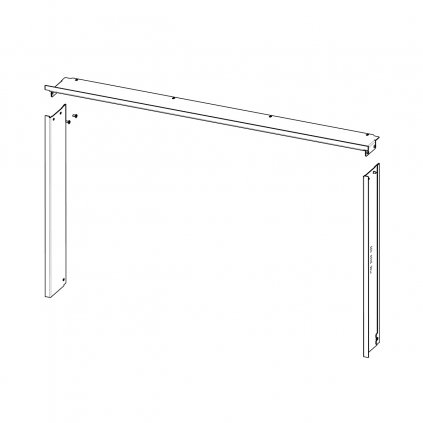 RÁMEK H3LF RAM11 krycí (Korpus 12 černá)