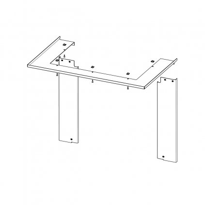 RÁMEK HC3LE RAM11 krycí (Korpus 12 černá)