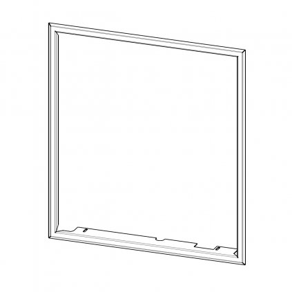 RÁMEK I2F RAM06 krycí (Korpus 12 černá)