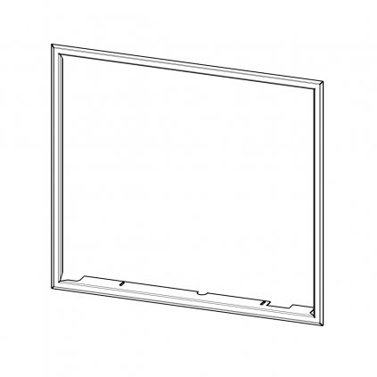 RÁMEK I2G RAM06 krycí (Korpus 12 černá)