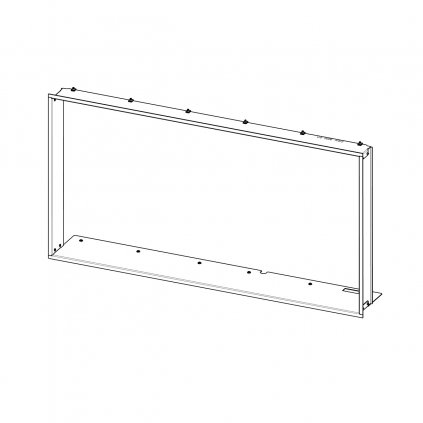 RÁMEK I2LL RAM12 krycí (Korpus 12 černá)