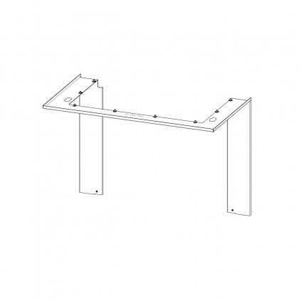 RÁMEK IC2LF RAM11 krycí (Korpus 12 černá)