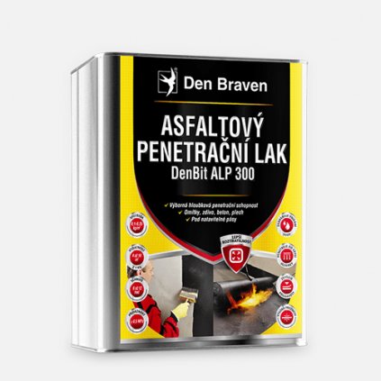 Asfaltový penetrační lak DenBit ALP 300 černý 4 kg